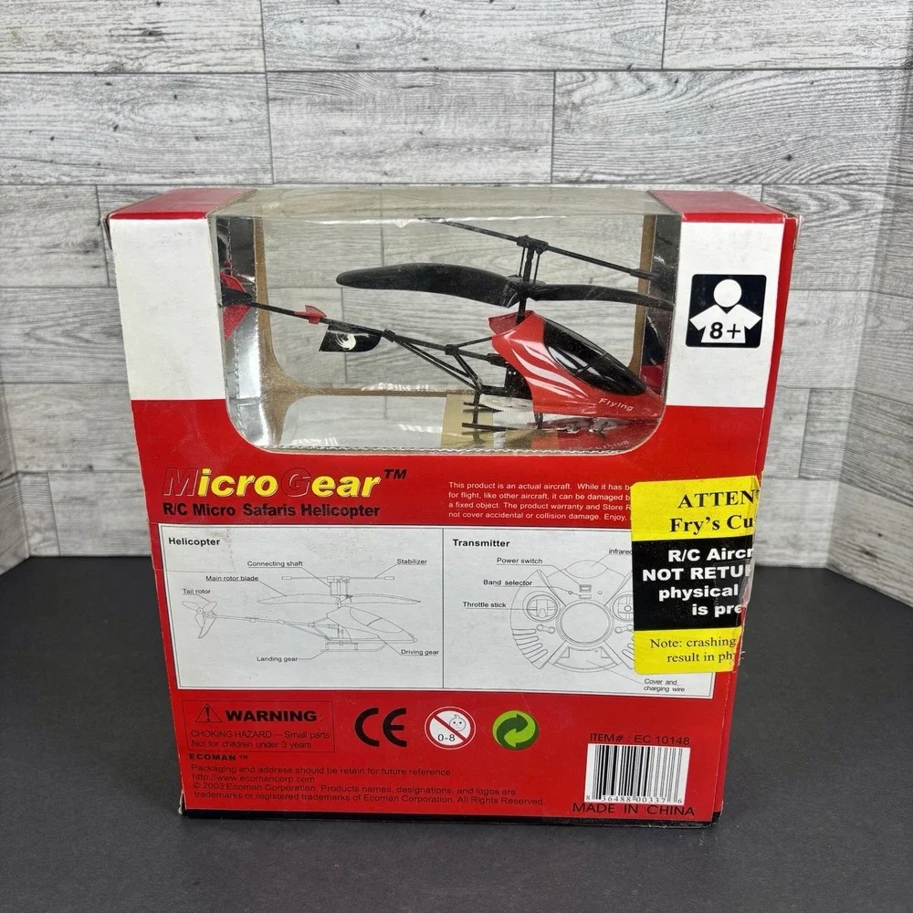 Vintage 2003 Micro Gear R/C‎ Micro Safaris Helicopter NEW IN BOX